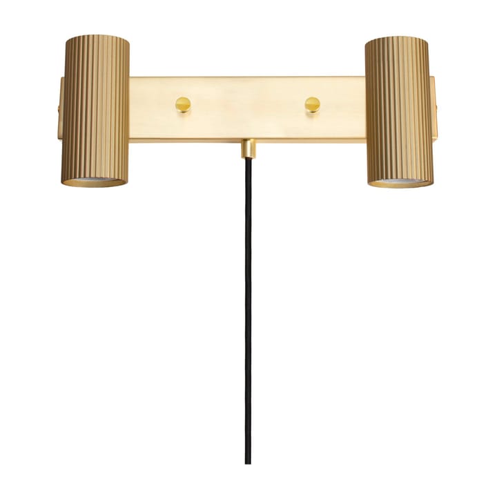 허블 2 벽 조명 - Brushed brass - Globen Lighting | 글로벤라이팅
