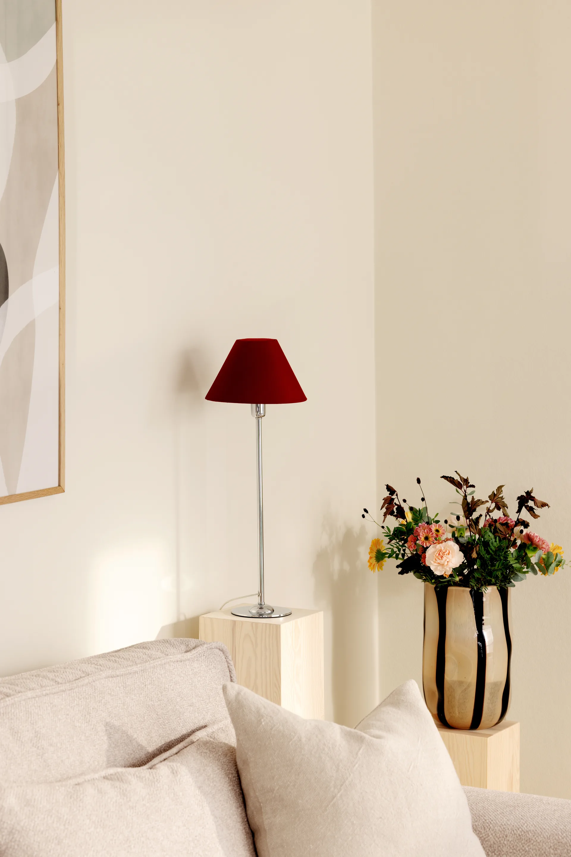 아이리스 20 램프쉐이드, Burgundy Globen Lighting | 글로벤라이팅