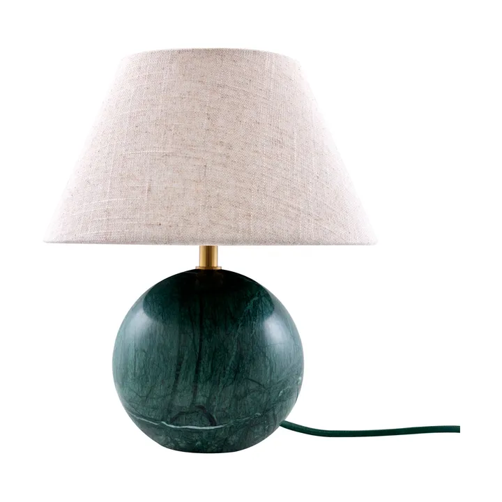 카스텔로 24 테이블 조명 - Dark green marble, white shade - Globen Lighting | 글로벤라이팅