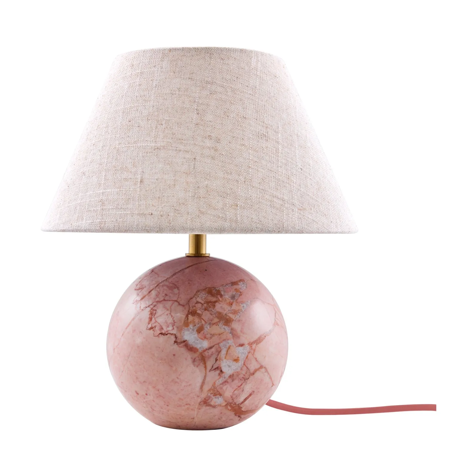 카스텔로 24 테이블 조명, Dusty pink marble, white shade Globen Lighting | 글로벤라이팅