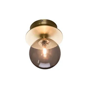 아트 데코 24 IP44 벽 조명 - Smoke/brushed brass - Globen Lighting | 글로벤라이팅