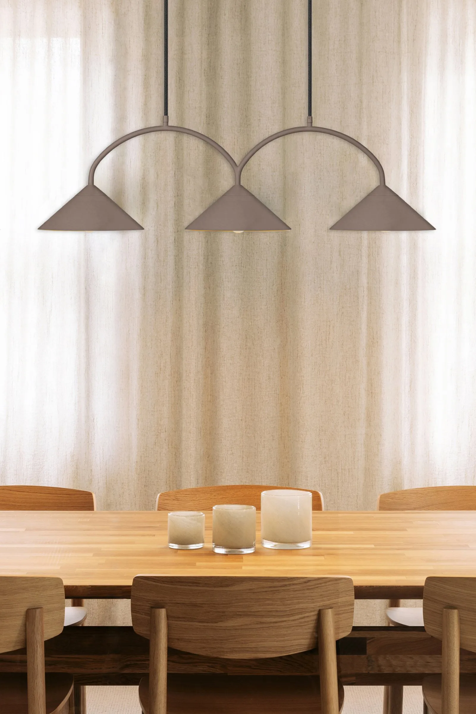 커브 펜던트 조명 3, Mocha Globen Lighting | 글로벤라이팅