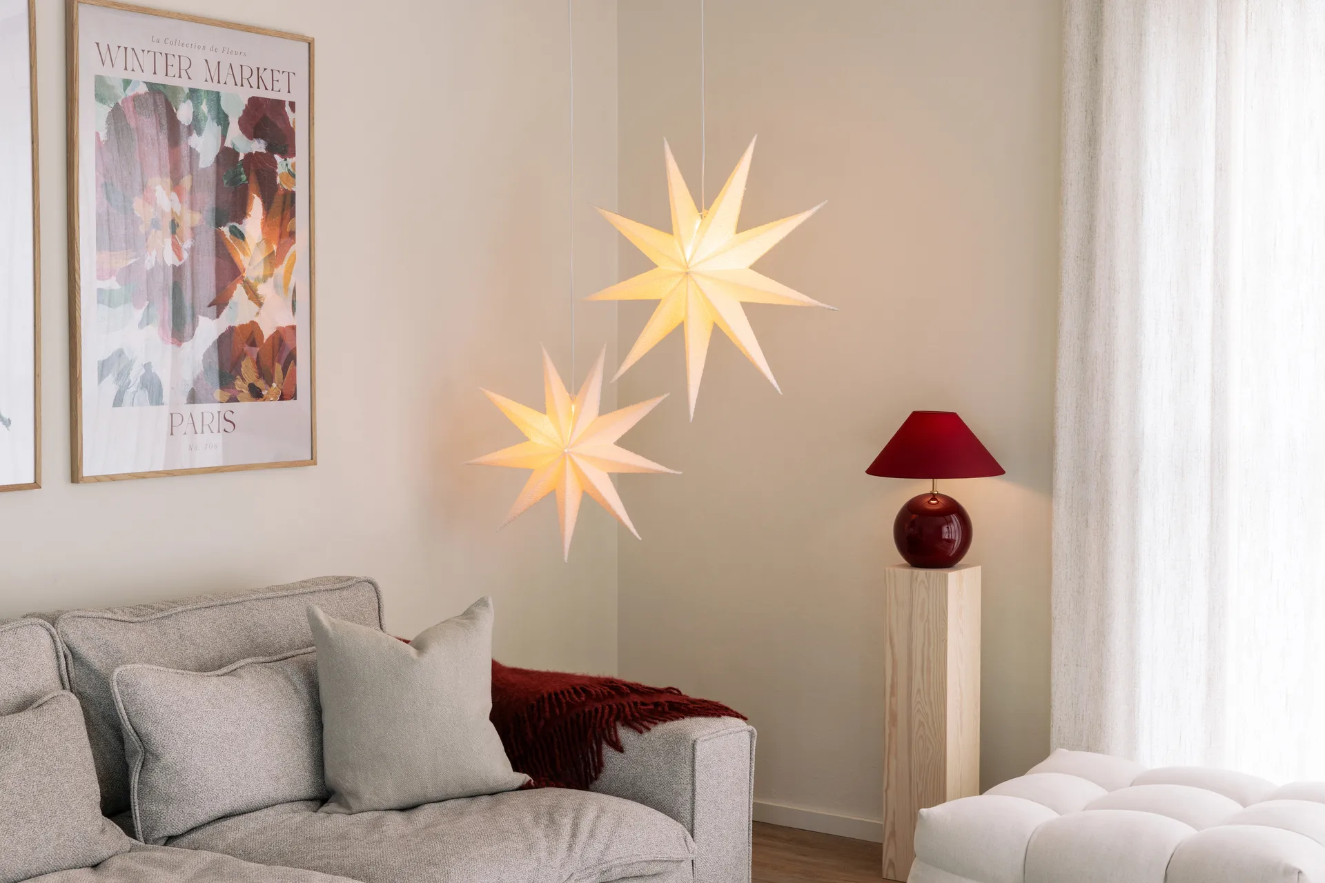 아이리스 35 테이블 조명 39 cm, Burgundy Globen Lighting | 글로벤라이팅