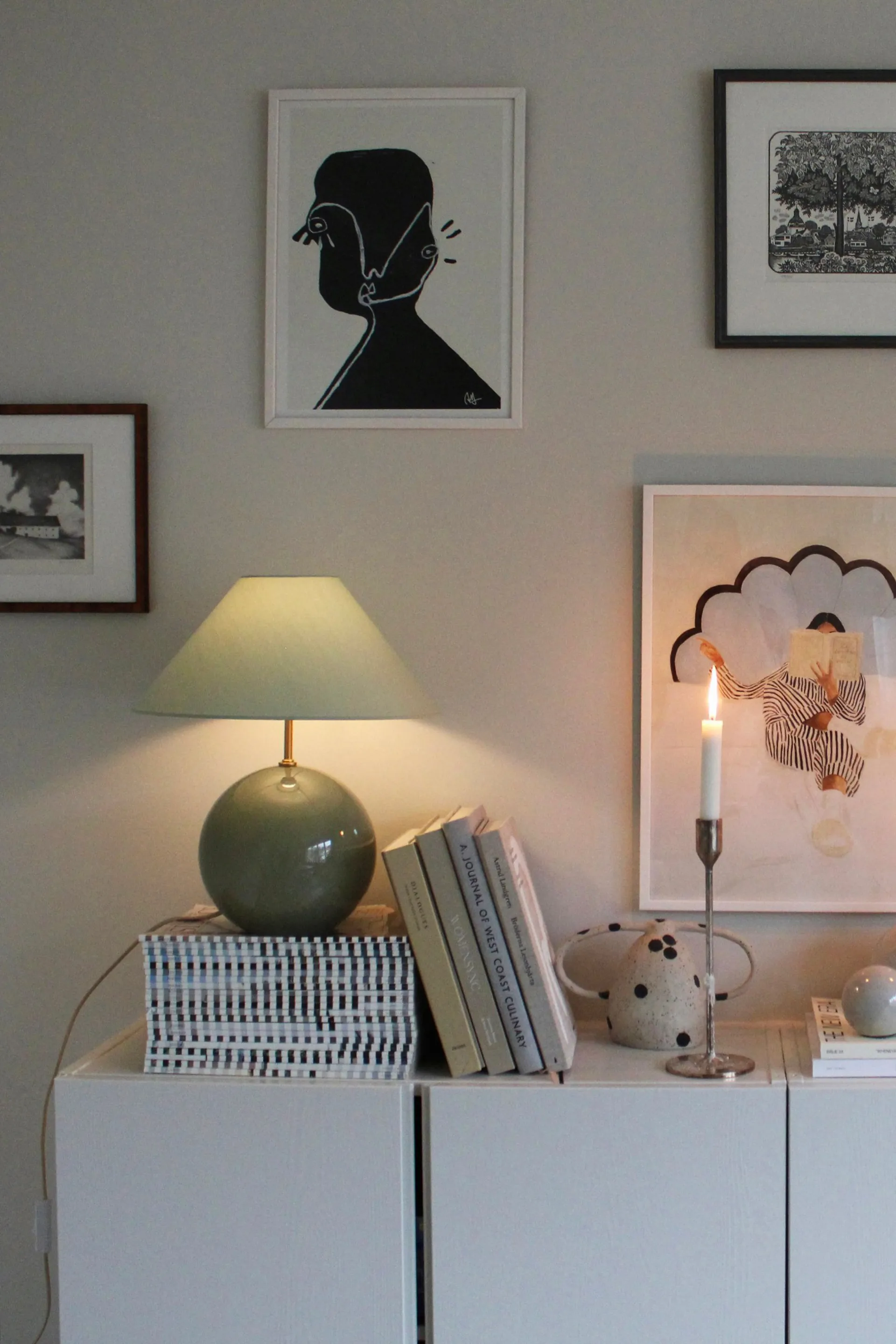 아이리스 35 테이블 조명 39 cm, Green Globen Lighting | 글로벤라이팅