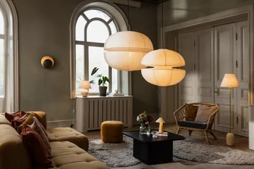 카스텔로 35 테이블 조명 - Beige travertine - Globen Lighting | 글로벤라이팅