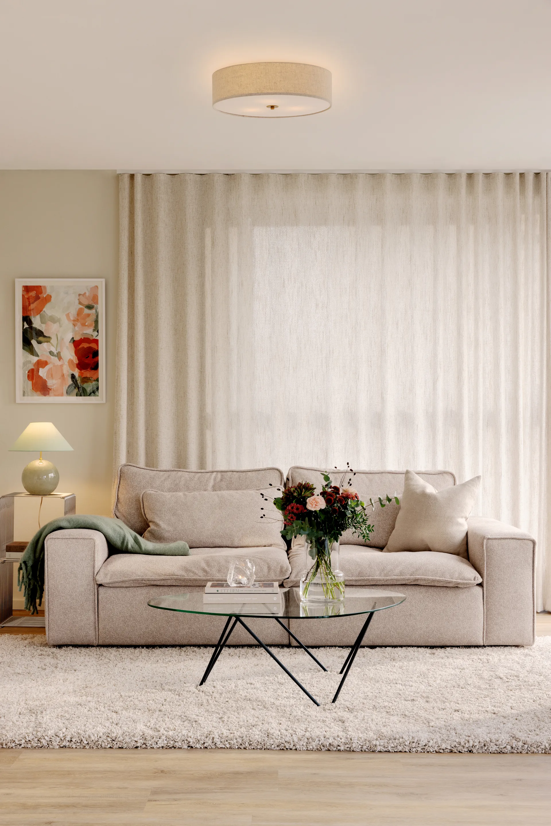 노아 35 천장 조명, Beige Globen Lighting | 글로벤라이팅