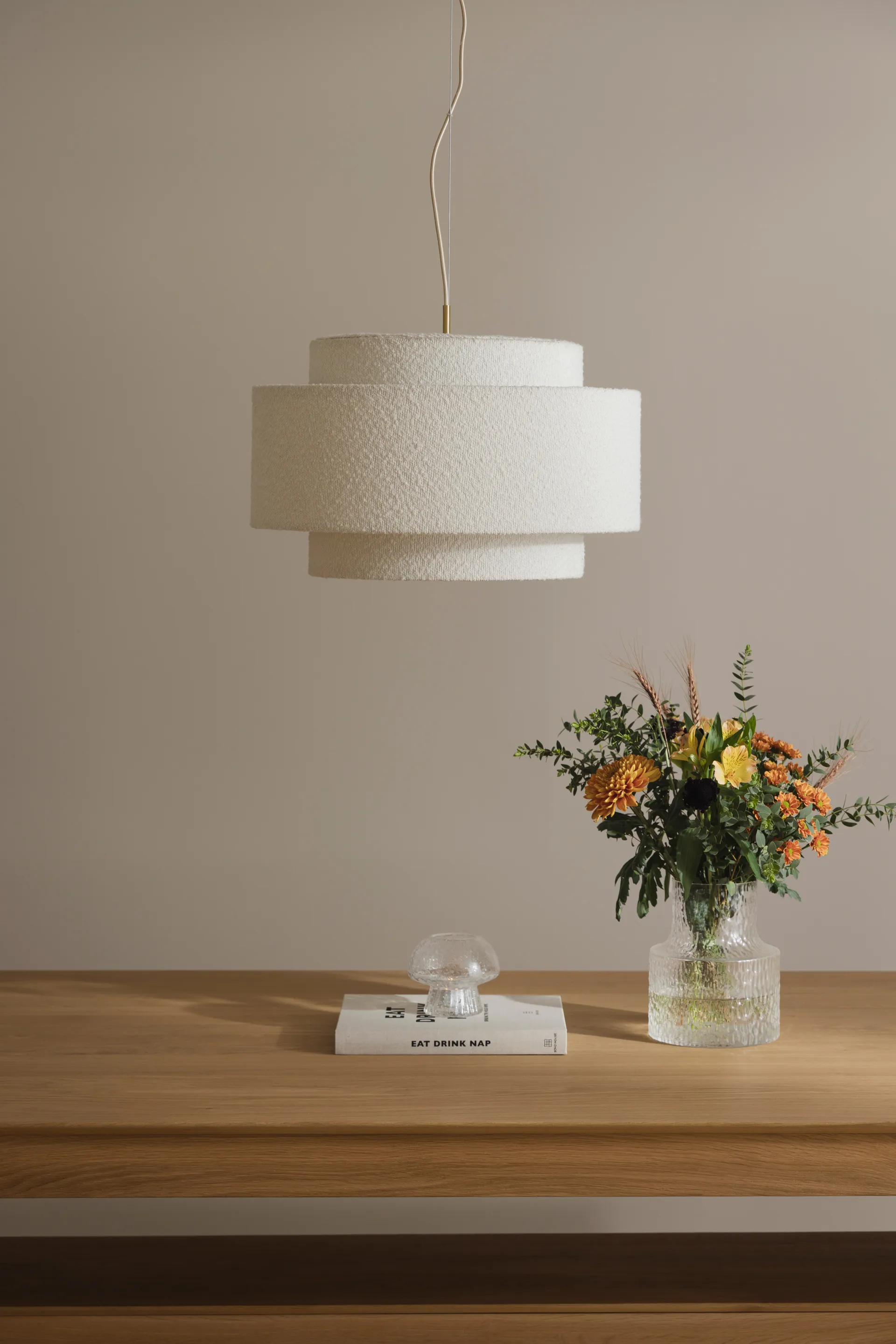 노아 펜던트 조명 Ø50 cm, Bouclé white Globen Lighting | 글로벤라이팅