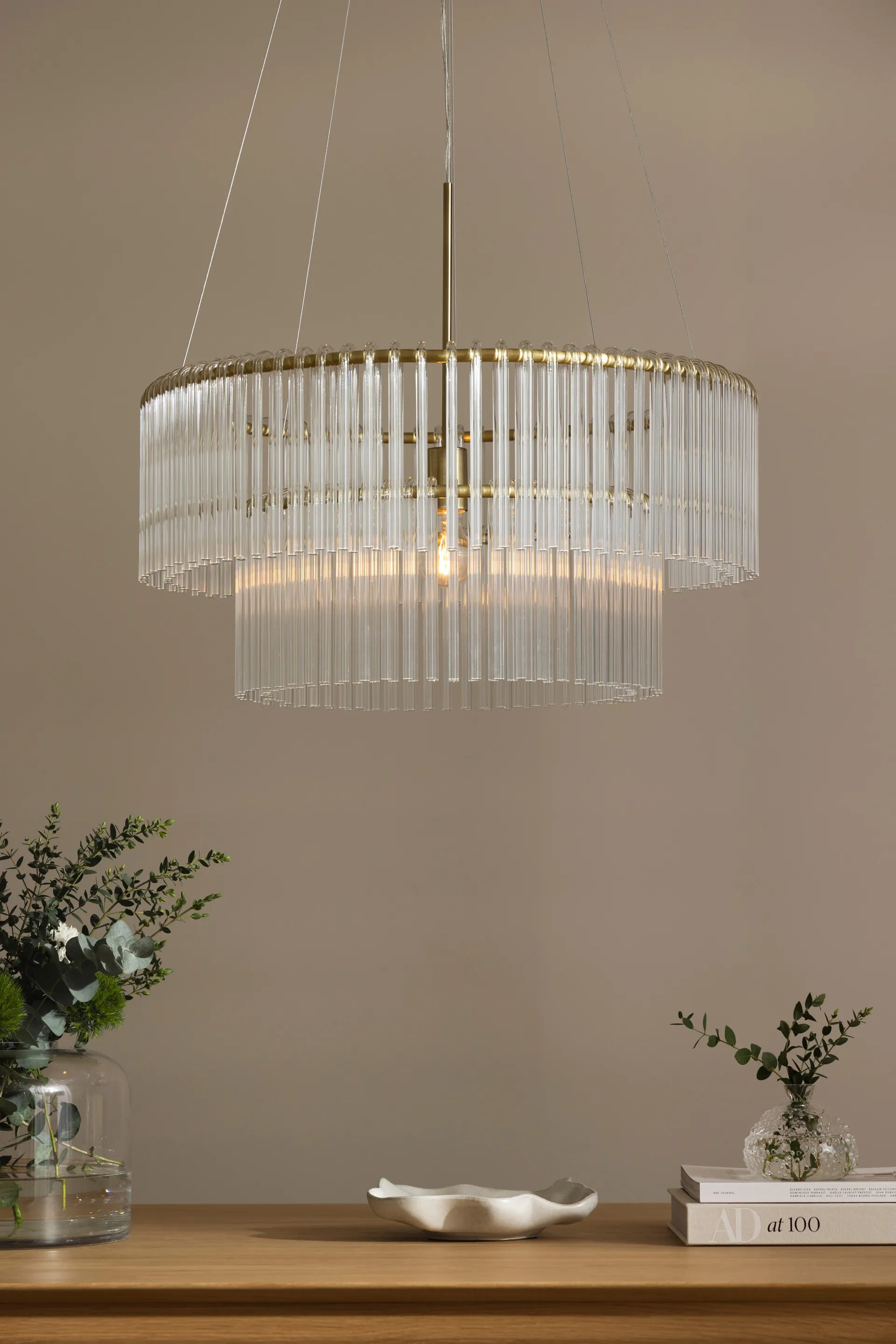 훅 60 펜던트 조명, Clear-brushed brass Globen Lighting | 글로벤라이팅
