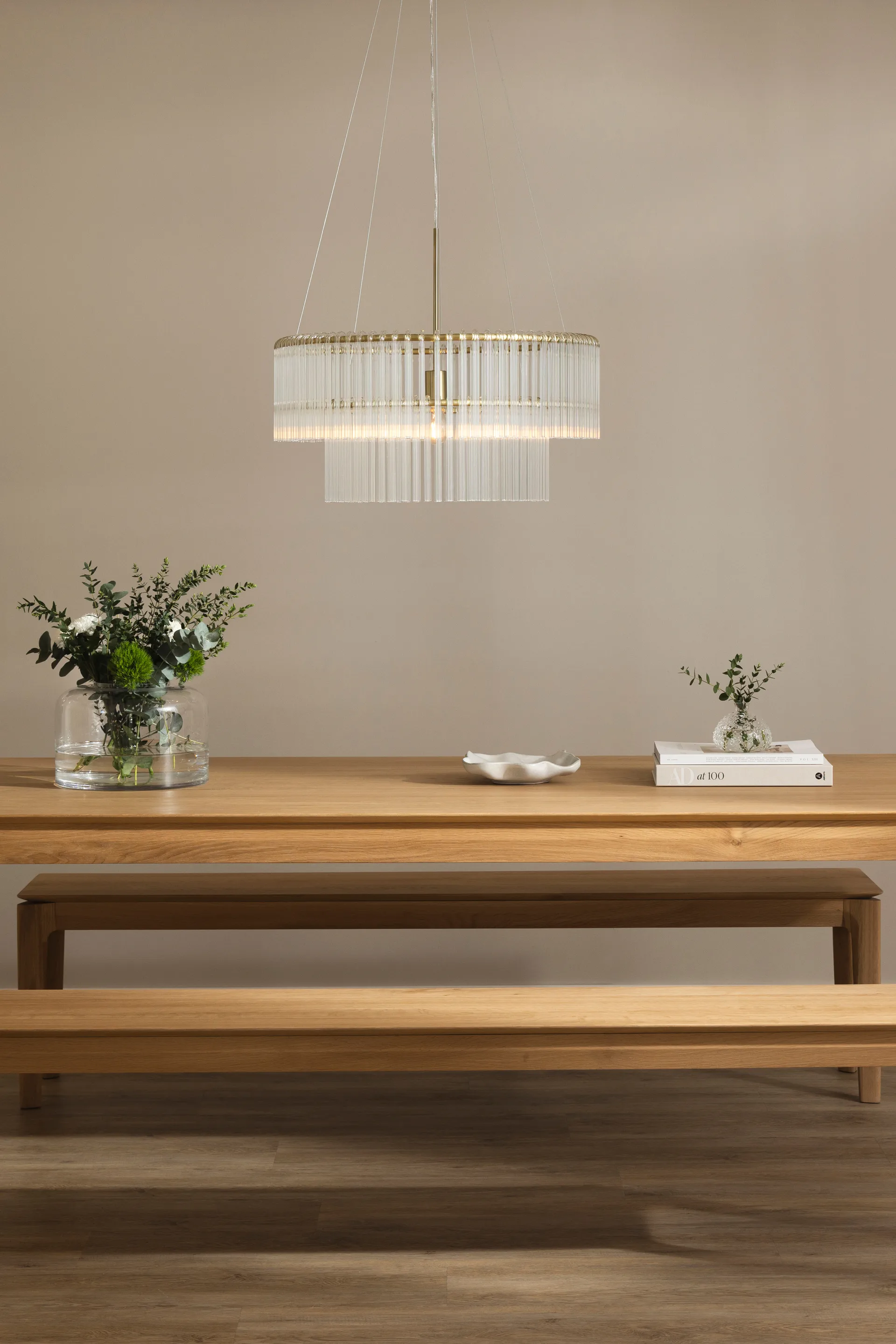 훅 60 펜던트 조명, Clear-brushed brass Globen Lighting | 글로벤라이팅