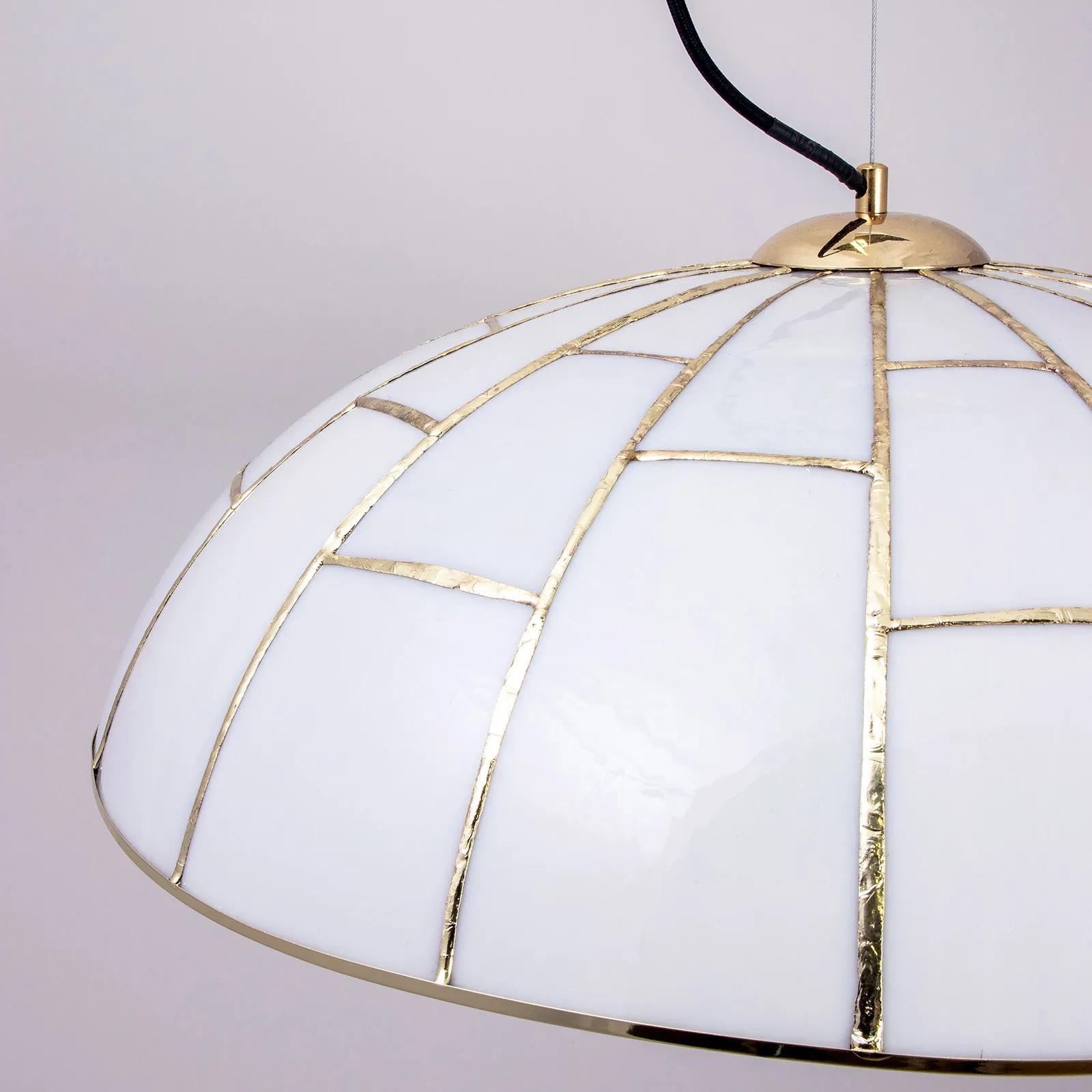 옴브렐로 펜던트 조명 60 cm, White glass-Brass Globen Lighting | 글로벤라이팅