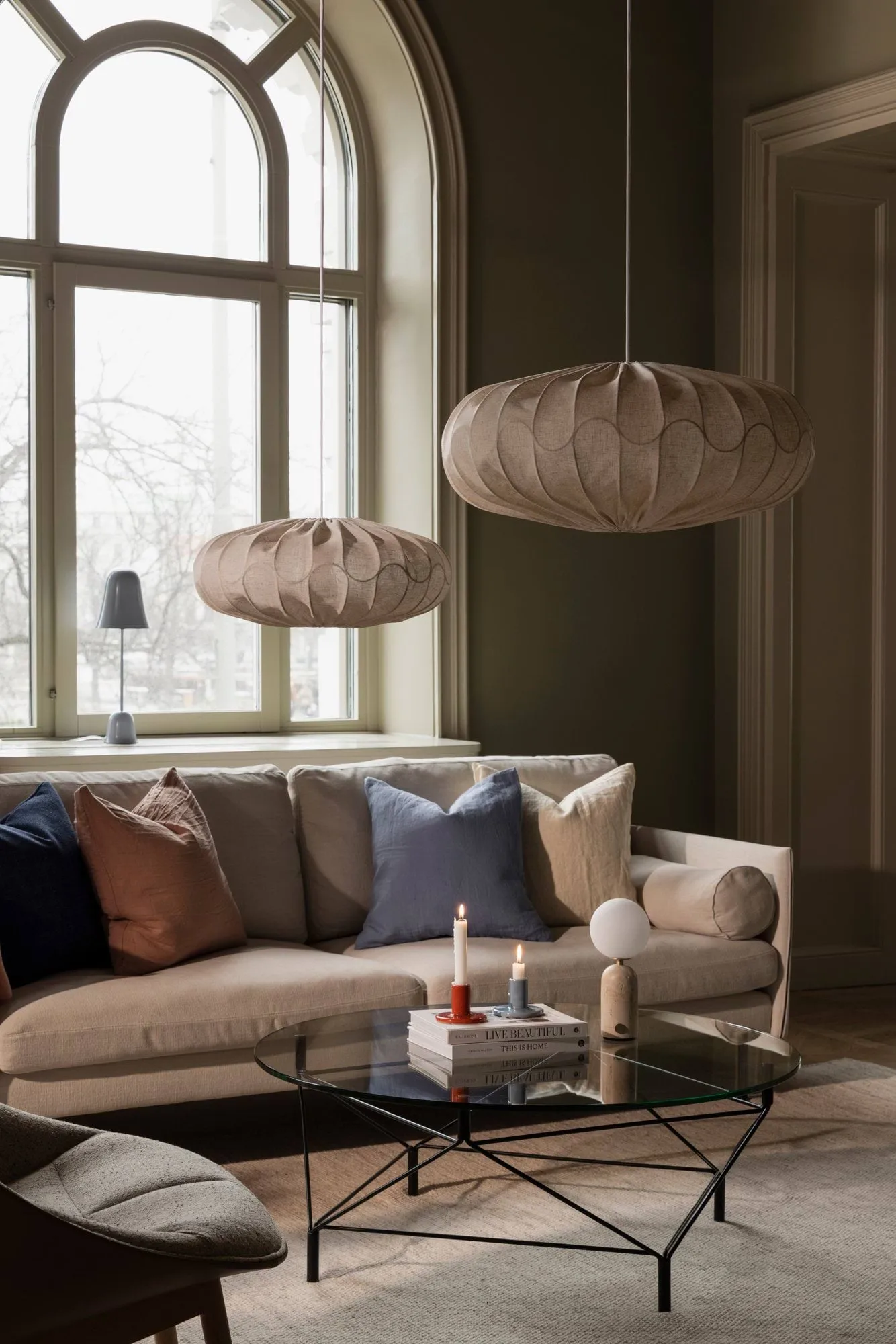 블라드베르크 전등갓 70 cm, Beige Globen Lighting | 글로벤라이팅