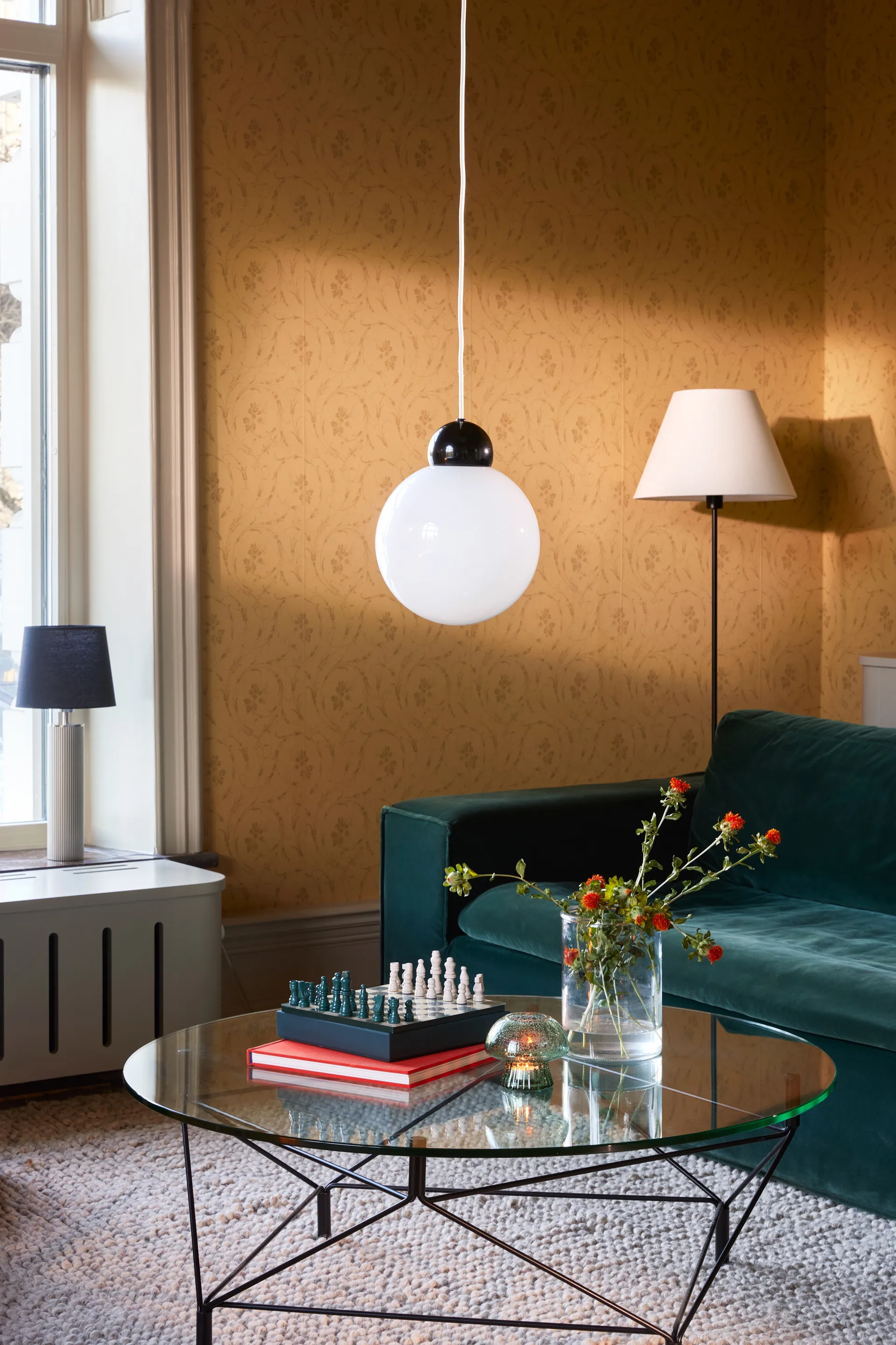 리브 8 테이블 조명, Brushed Steel Globen Lighting | 글로벤라이팅