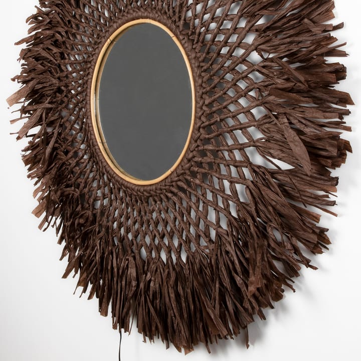 Boho 벽 조명 & 거울 Ø90 cm - brown - Globen Lighting | 글로벤라이팅