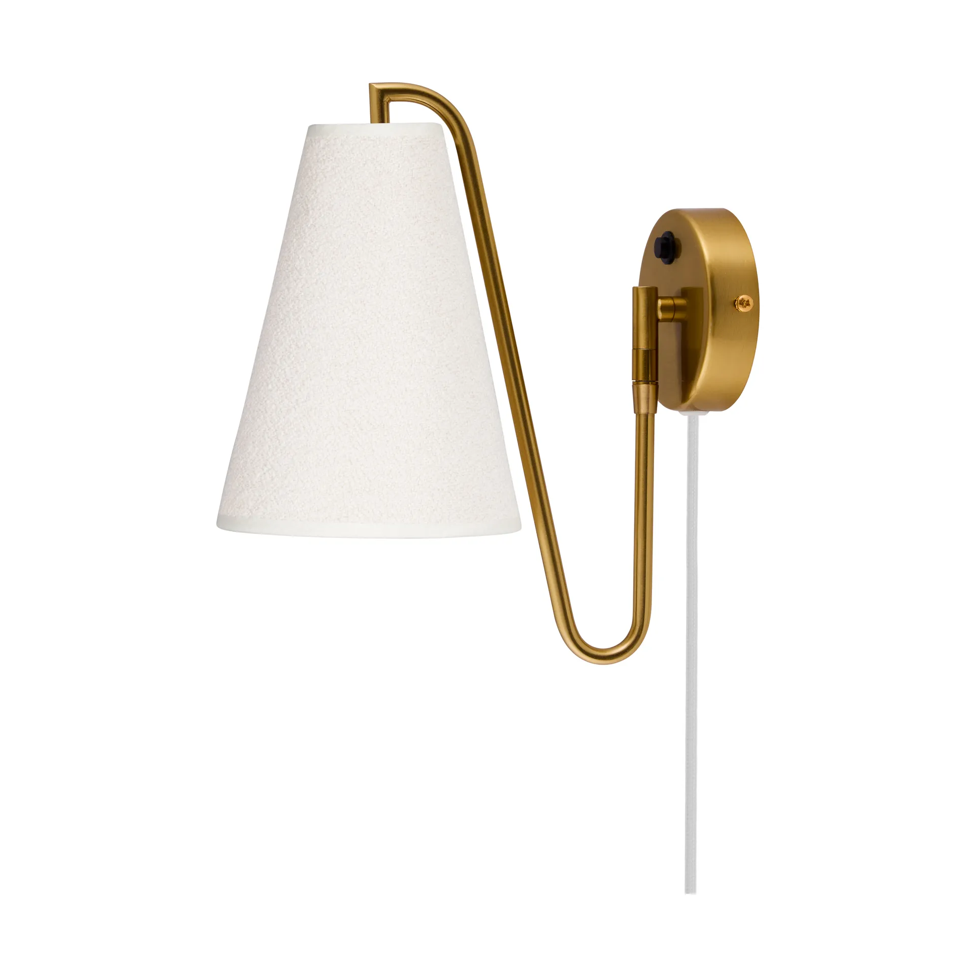 루 벽 조명, Bouclé white-brushed brass Globen Lighting | 글로벤라이팅