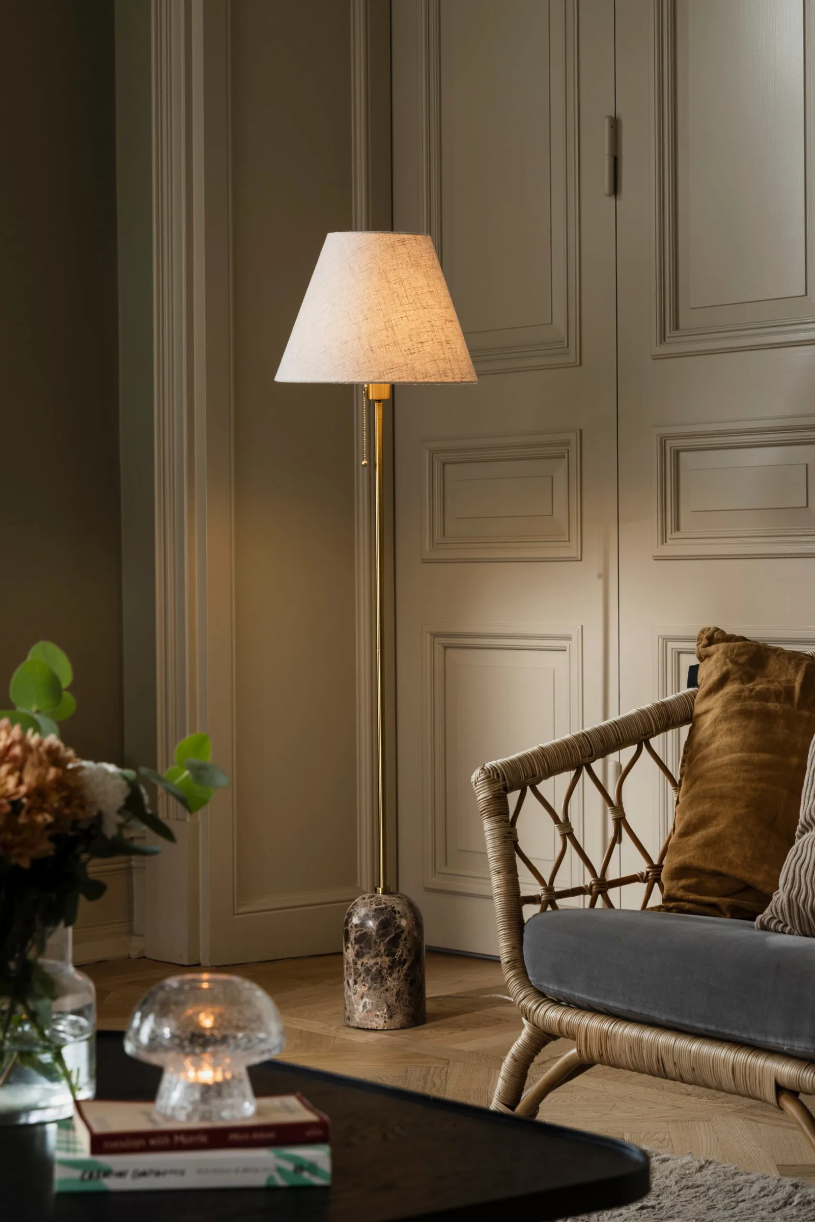 지노 플로어 조명, Brown marble Globen Lighting | 글로벤라이팅