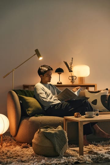 허블 플로어 조명 - Brushed brass - Globen Lighting | 글로벤라이팅
