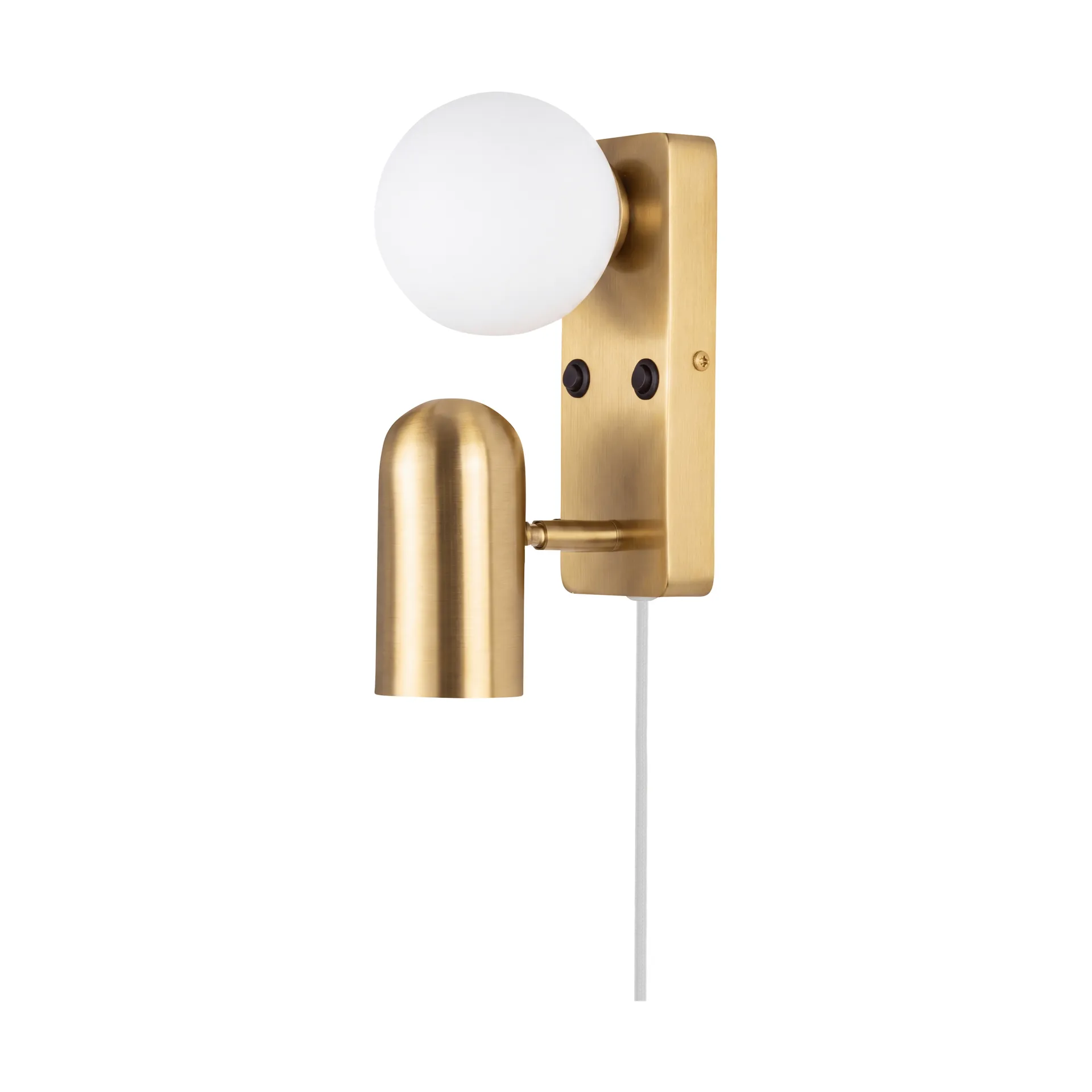도피오 벽 조명, Brushed brass Globen Lighting | 글로벤라이팅