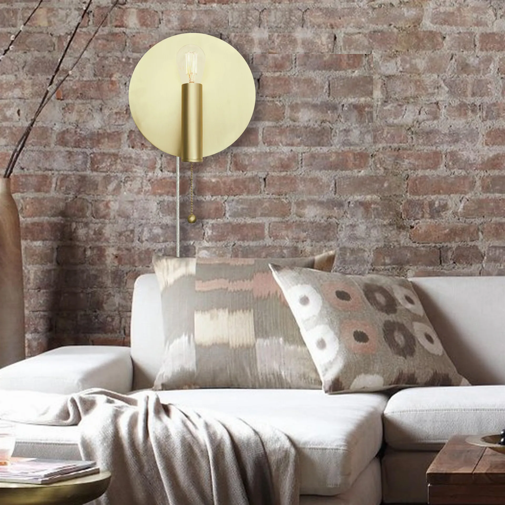 아트데코 벽 조명, brushed brass Globen Lighting | 글로벤라이팅