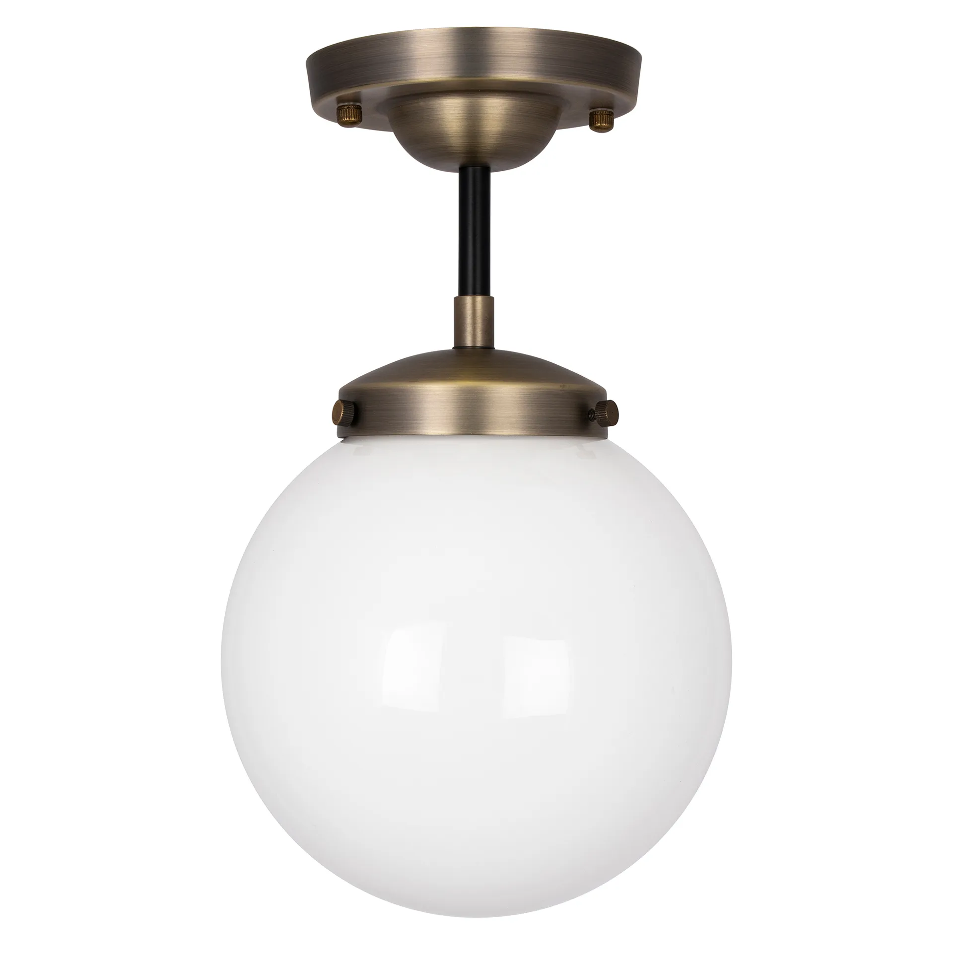 앨리 천장 조명 IP44, Antique brass-white Globen Lighting | 글로벤라이팅