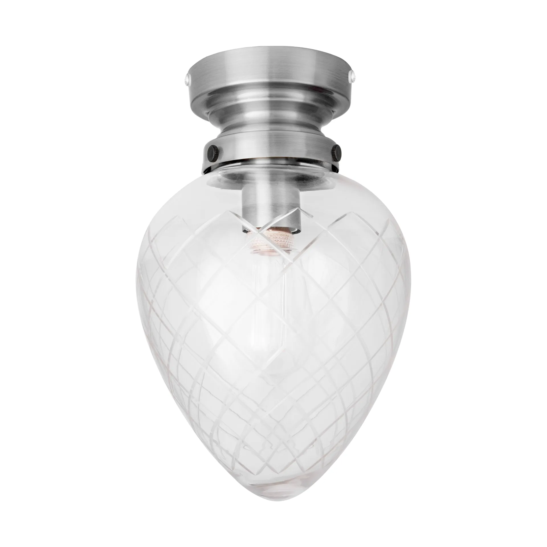 주니 IP44 천장 조명, Antique steel-clear Globen Lighting | 글로벤라이팅