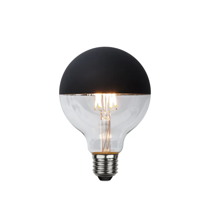 글롭 LED 전구 - Clear, black top, e27, 2,8w e27, 4w - Globen Lighting | 글로벤라이팅