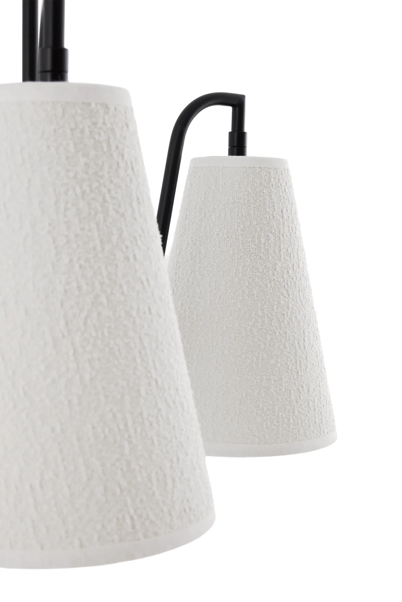Lou 펜던트 조명, 3, White bouclé-black, 46x46 cm Globen Lighting | 글로벤라이팅
