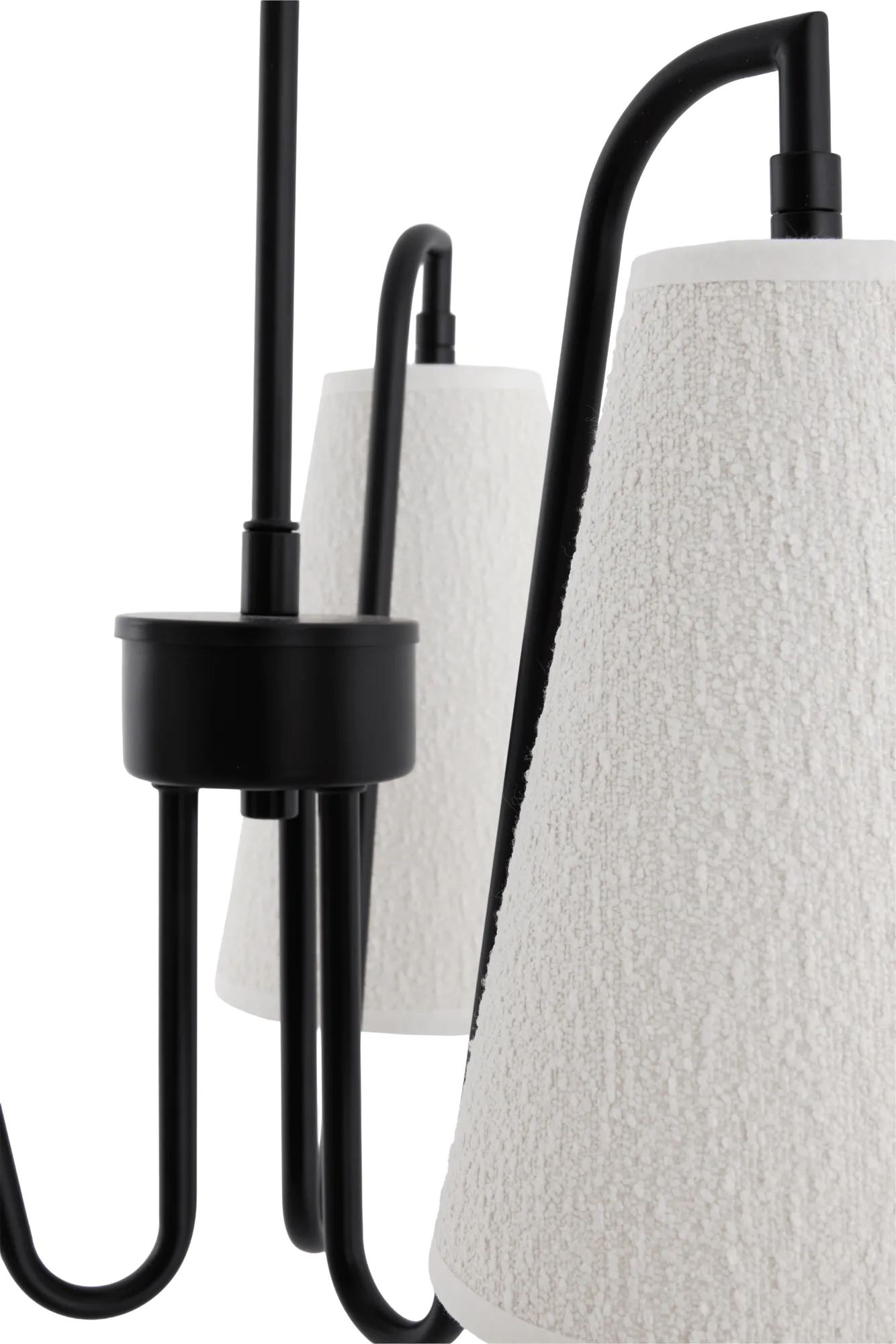 Lou 펜던트 조명, 3, White bouclé-black, 46x46 cm Globen Lighting | 글로벤라이팅