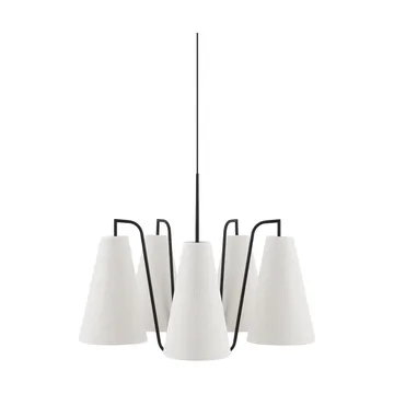 Lou 펜던트 조명 - 5, White bouclé-black, 67x67 cm - Globen Lighting | 글로벤라이팅