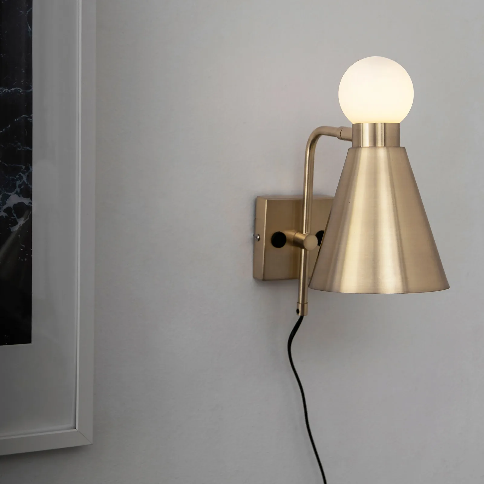 Ludo 벽 조명, brushed brass Globen Lighting | 글로벤라이팅