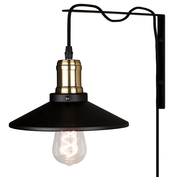 디스크 벽 조명 - Matte black-brushed brass - Globen Lighting | 글로벤라이팅