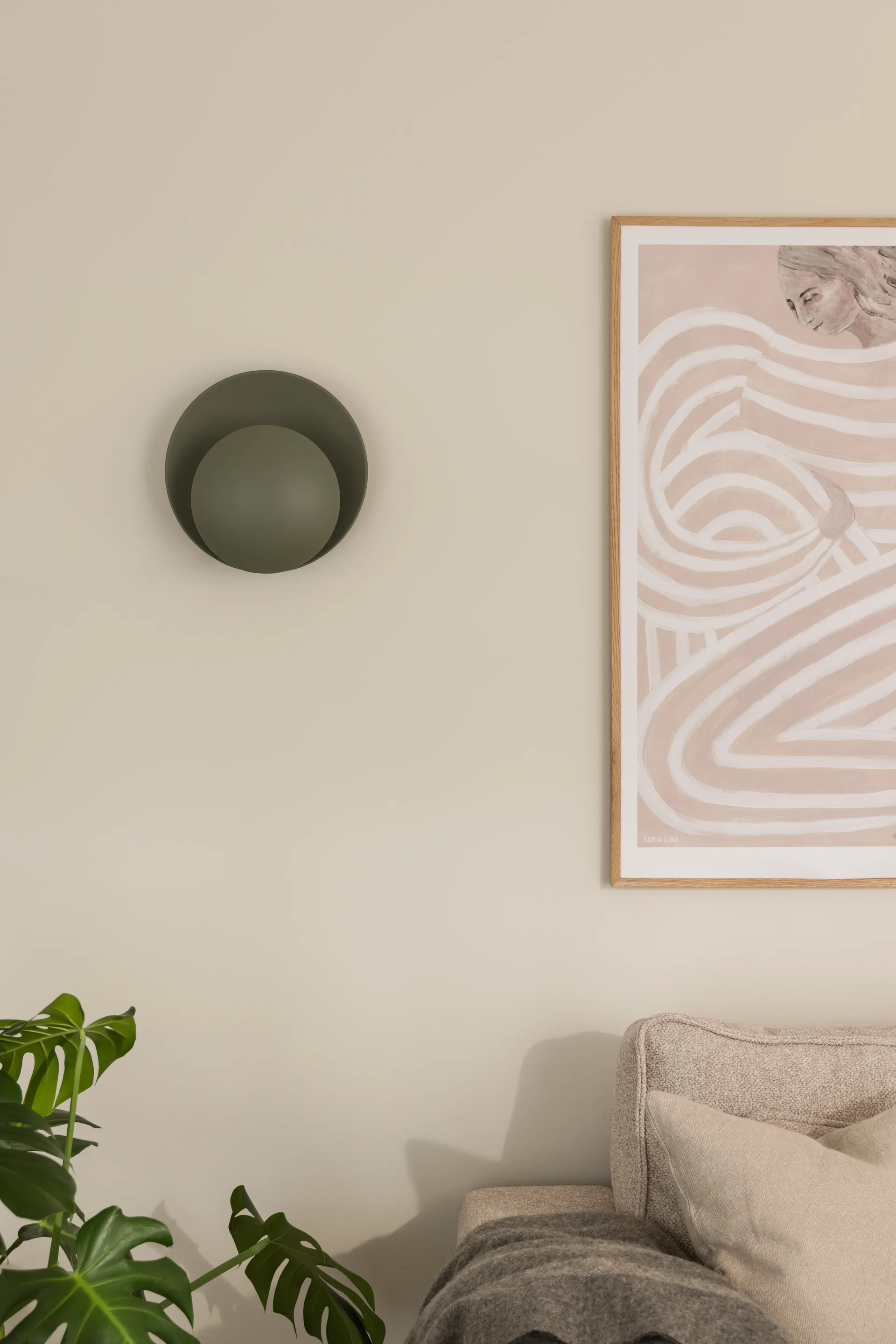 오빗 벽 조명, Moss green Globen Lighting | 글로벤라이팅