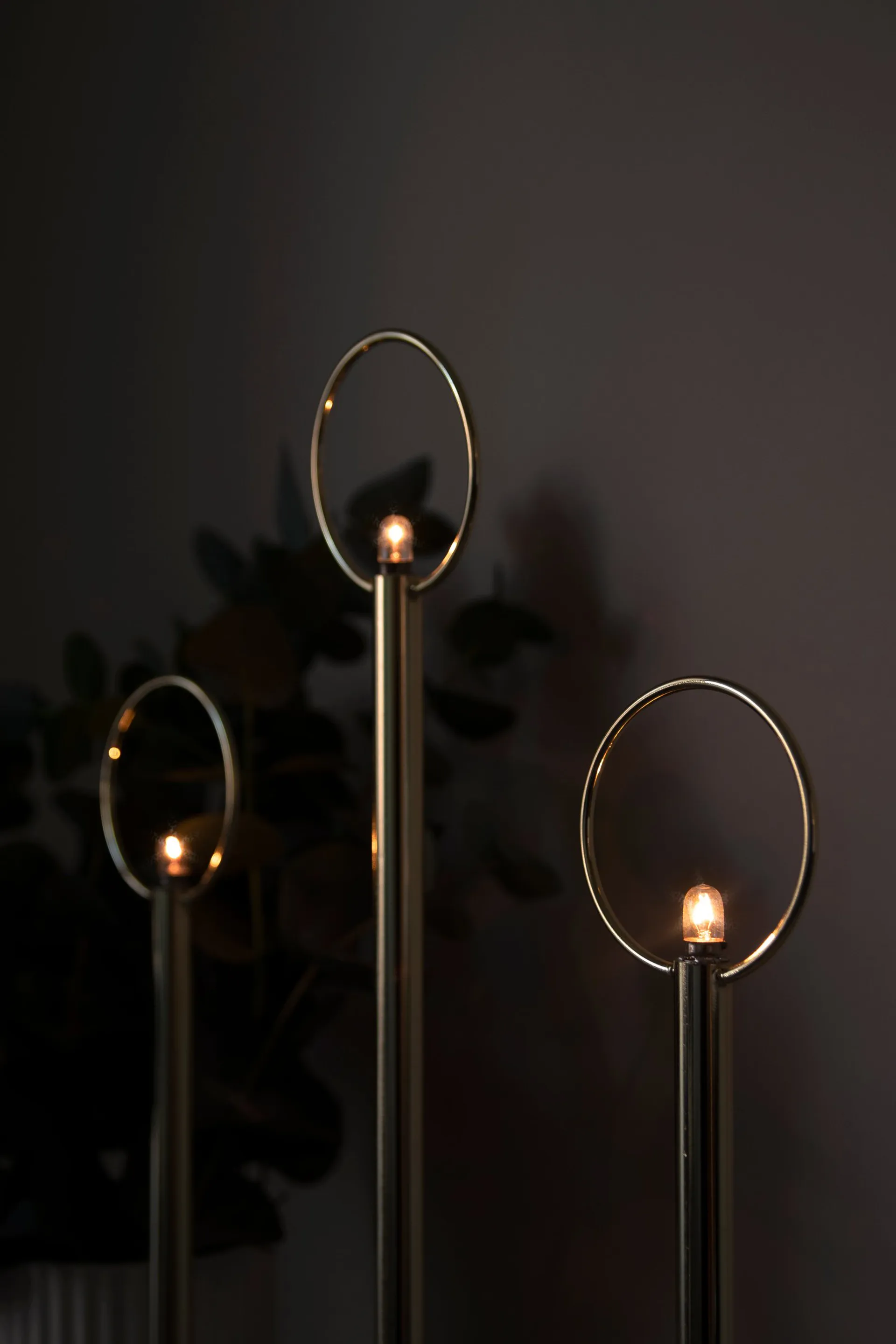 Natale 3 대림절 캔들 홀더, Brass Globen Lighting | 글로벤라이팅