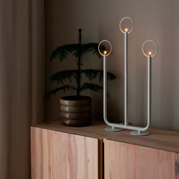 Natale 3 대림절 캔들 홀더 - White - Globen Lighting | 글로벤라이팅