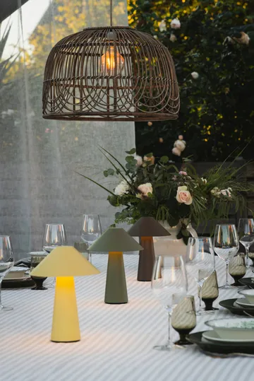 카네스 무선 테이블 조명 - Oat yellow - Globen Lighting | 글로벤라이팅