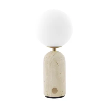 Torrano 무선 테이블 조명 - Beige travertine, 27,5 cm - Globen Lighting | 글로벤라이팅