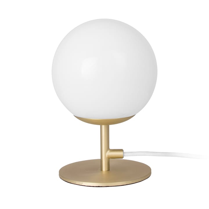 루나 테이블 조명. white cord - Brushed brass-white - Globen Lighting | 글로벤라이팅