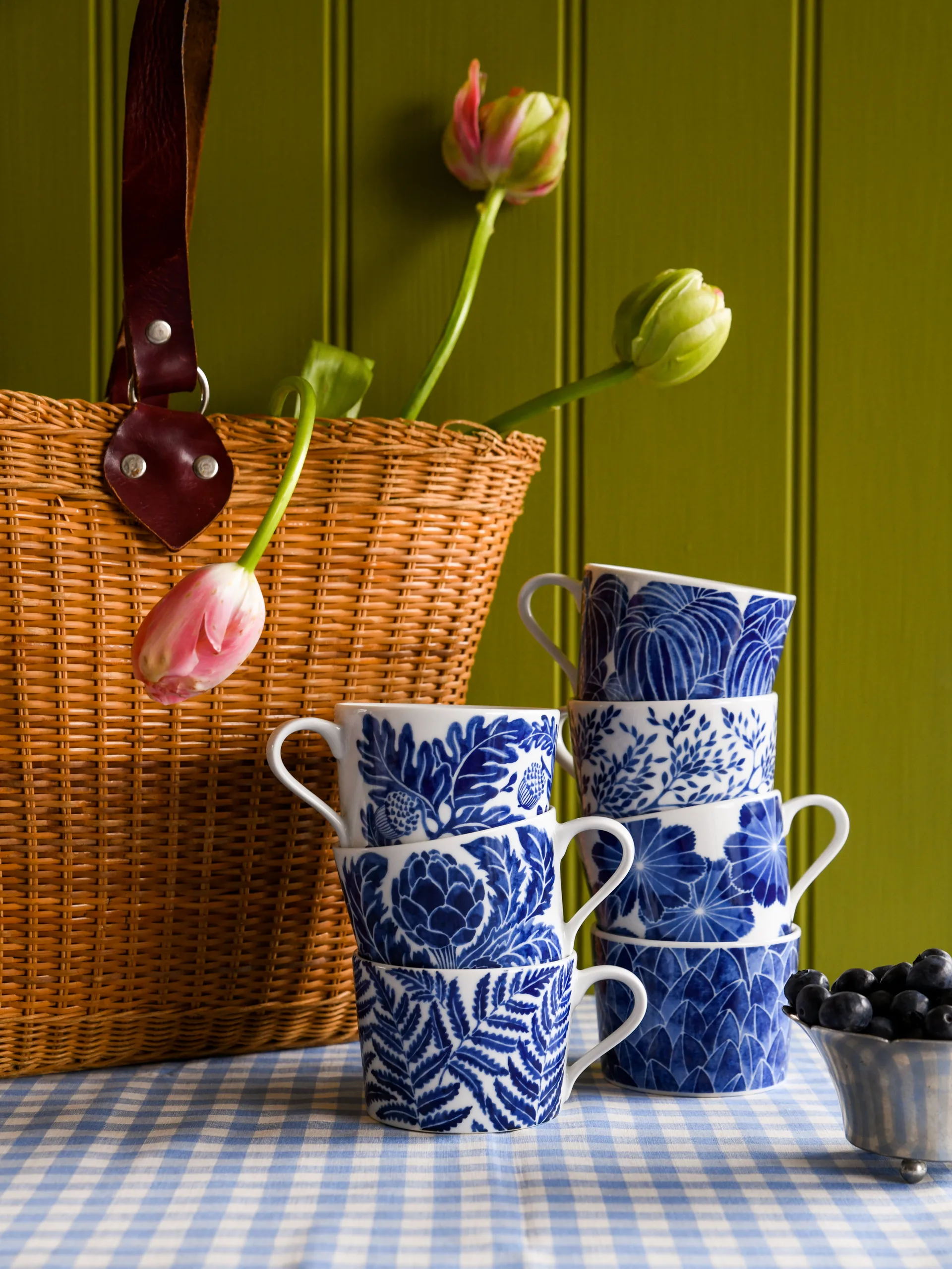 아티초크 컵 24 cl, Blue Gotefors Porslin | 예테포스 포슬린