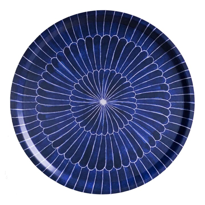 셀마 트레이 깃털 Ø38 cm - Blue - Gotefors Porslin | 예테포스 포슬린
