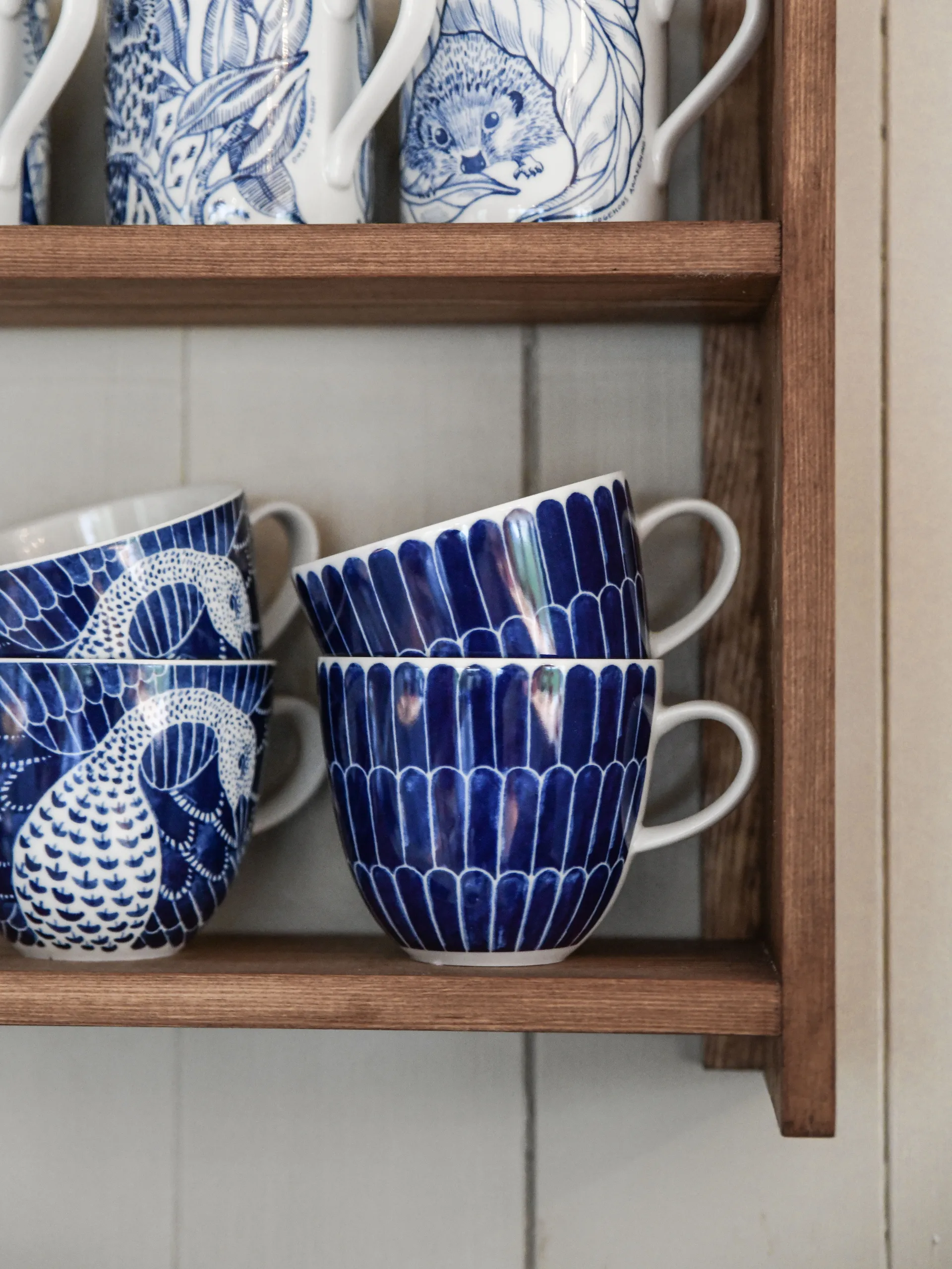 셀마 머그 깃털 블루, 41cl Gotefors Porslin | 예테포스 포슬린