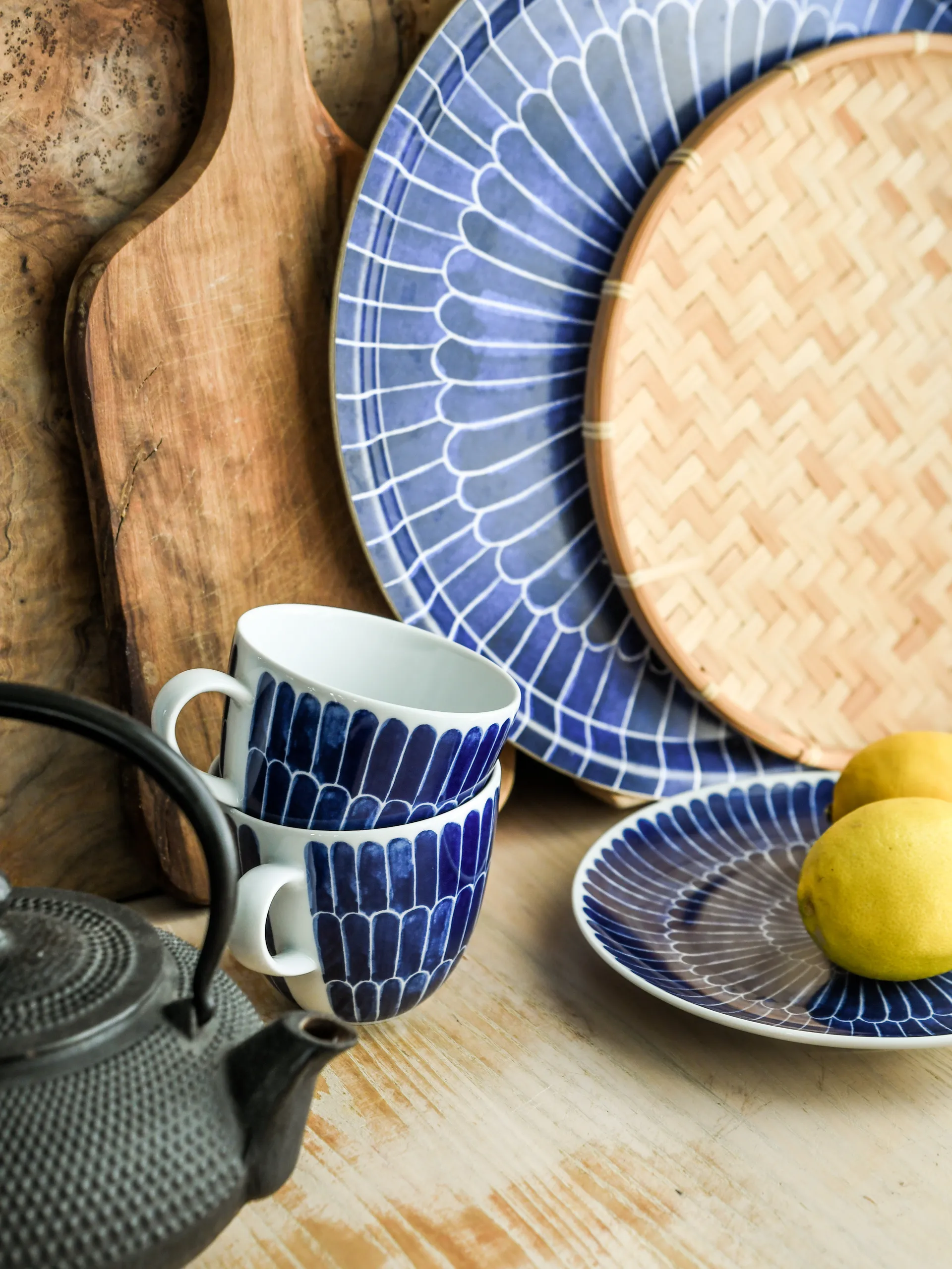 셀마 머그 깃털 블루, 41cl Gotefors Porslin | 예테포스 포슬린