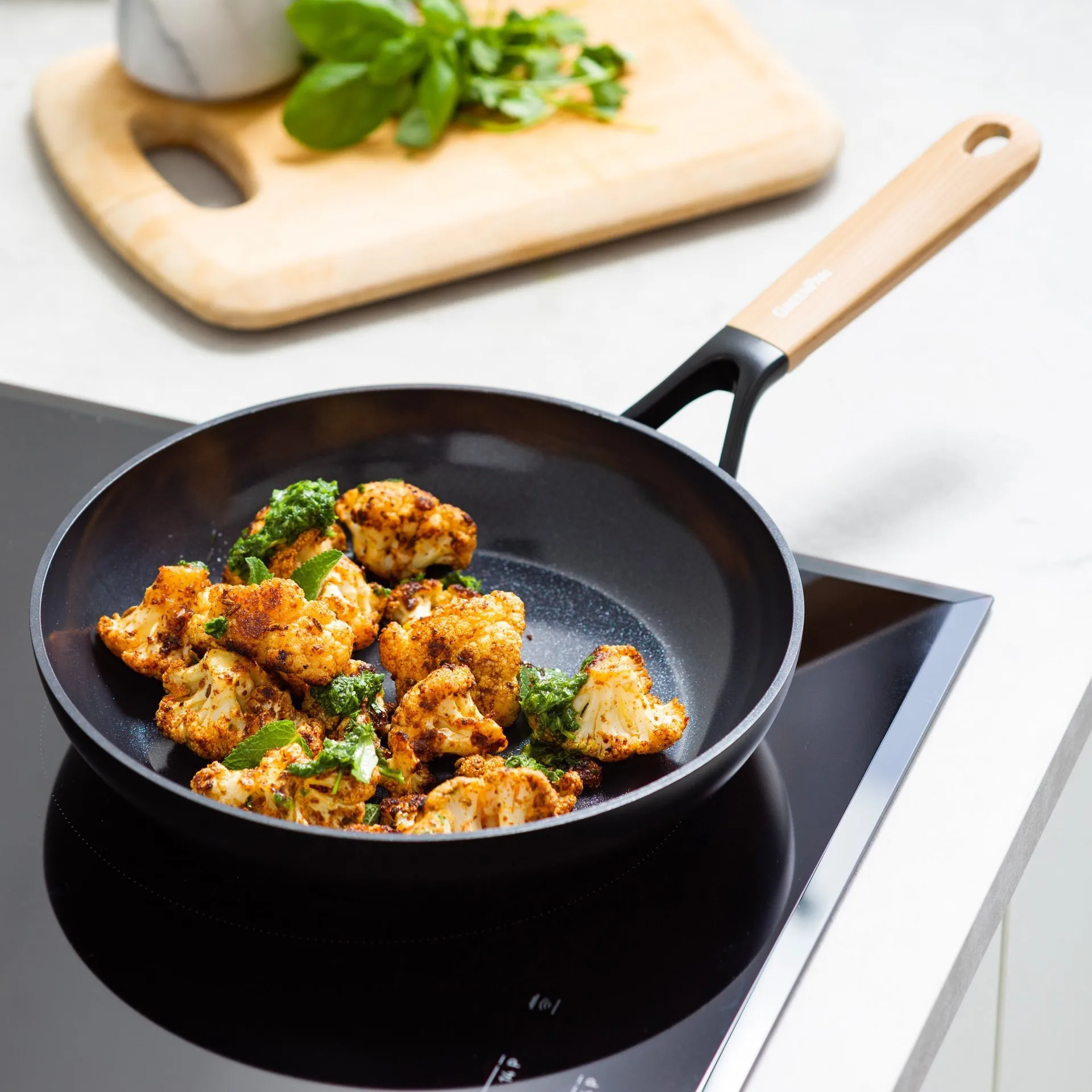 에코 스마트셰입 프라이팬 24 cm, Light wood GreenPan | 그린팬