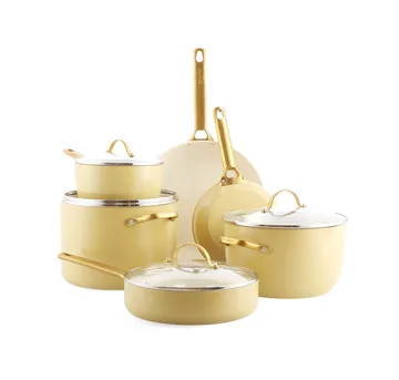 Padova 캐서롤 & 프라이팬 세트 10 parts - Sunshine yellow - GreenPan | 그린팬