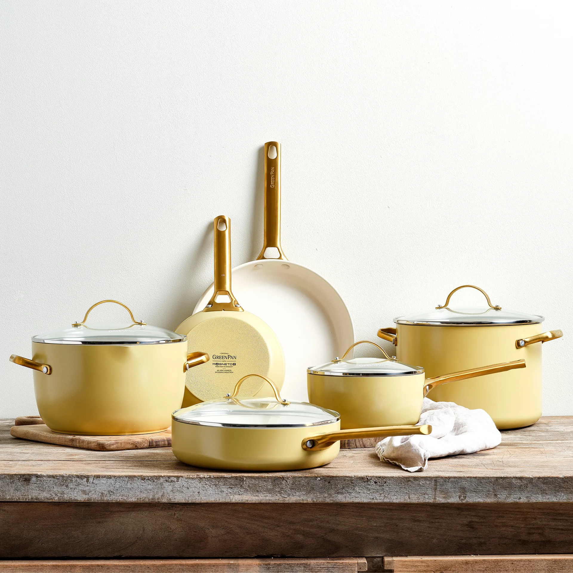 Padova 프라이팬 세트 20 + 26 cm, Sunshine yellow GreenPan | 그린팬