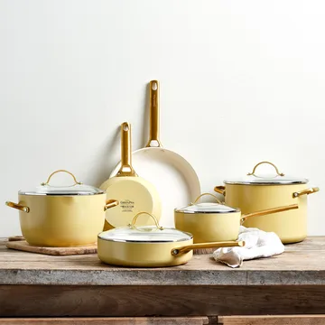Padova 프라이팬 세트 20 + 26 cm - Sunshine yellow - GreenPan | 그린팬