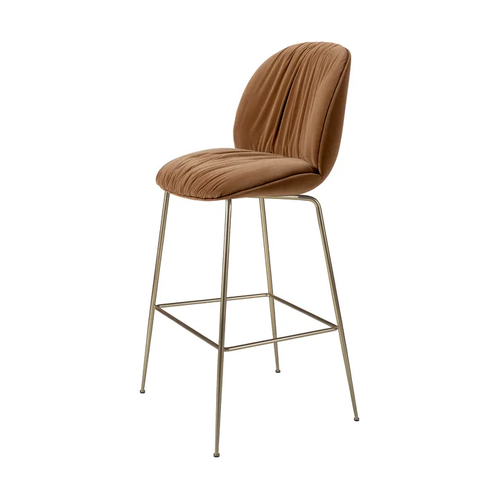 비틀 소프트 바스툴 75 cm 풀 업홀스터드 - Sunday Dedar 112-antique brass - GUBI | 구비