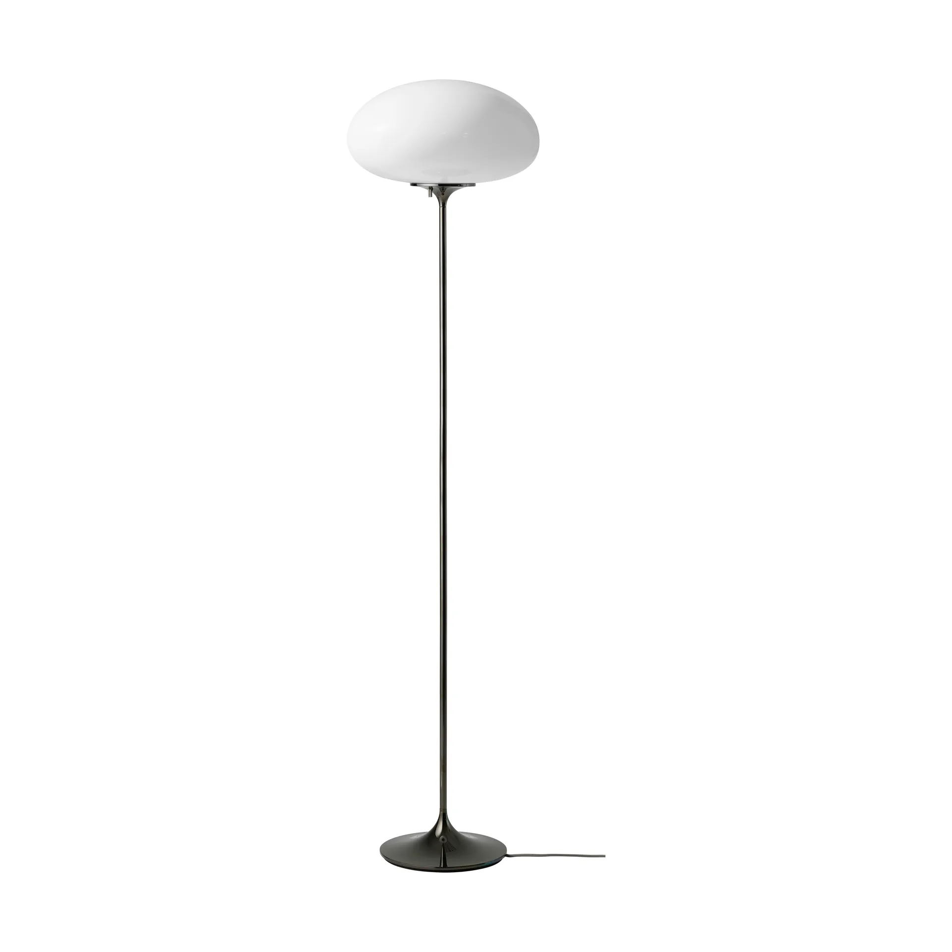 스템라이트 플로어 조명, Black Chrome-Opal Glass, 150 cm GUBI | 구비