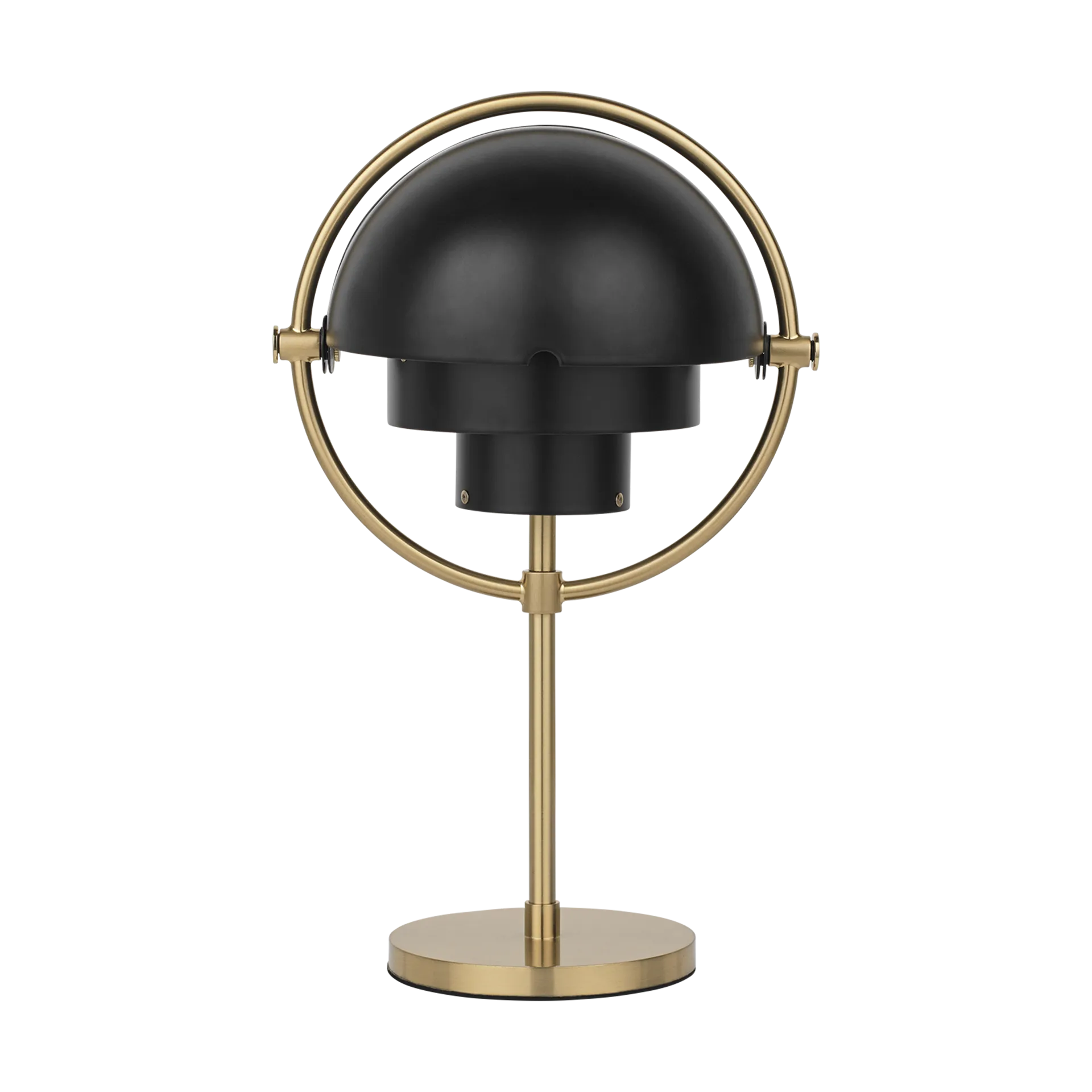 멀티라이트 무선 테이블 램프, Black semi matte-brass GUBI | 구비