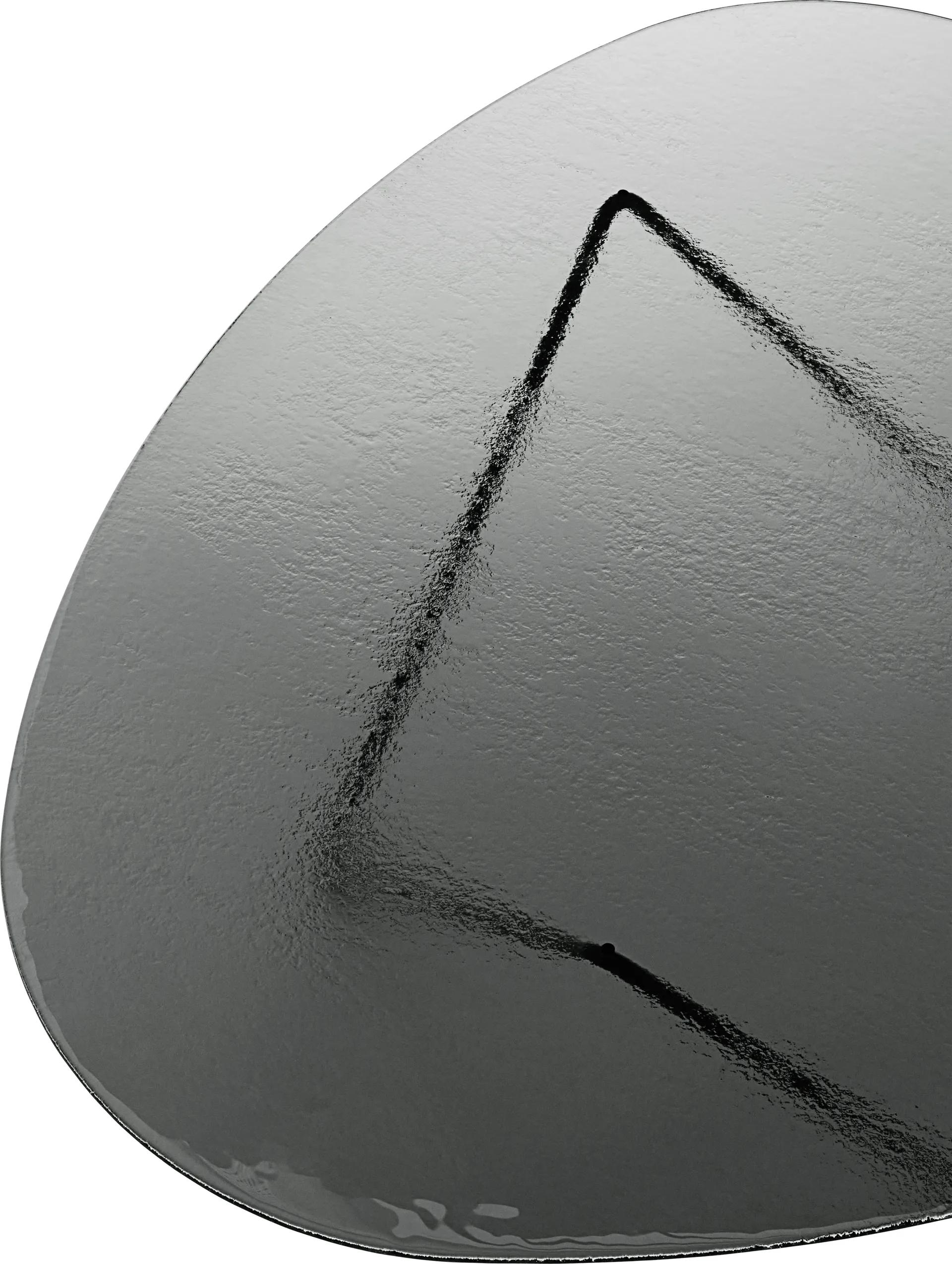 페드레라 커피테이블, Black semi-matte–structure glass smoke GUBI | 구비