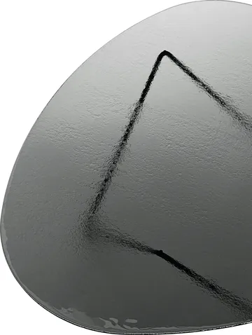 페드레라 커피테이블 - Black semi-matte–structure glass smoke - GUBI | 구비