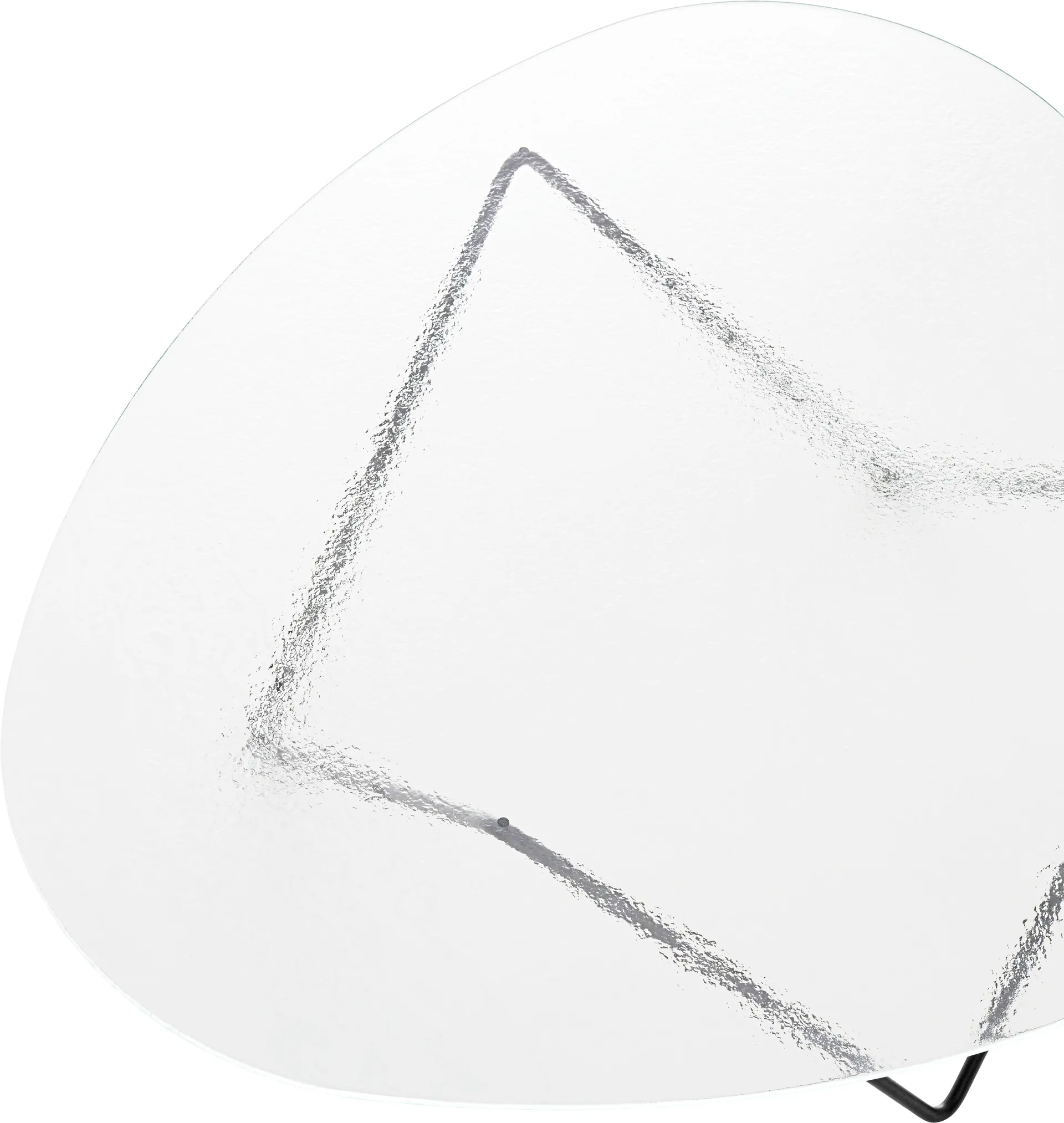 페드레라 커피테이블, Black semi-matte–structured glass transparent GUBI | 구비